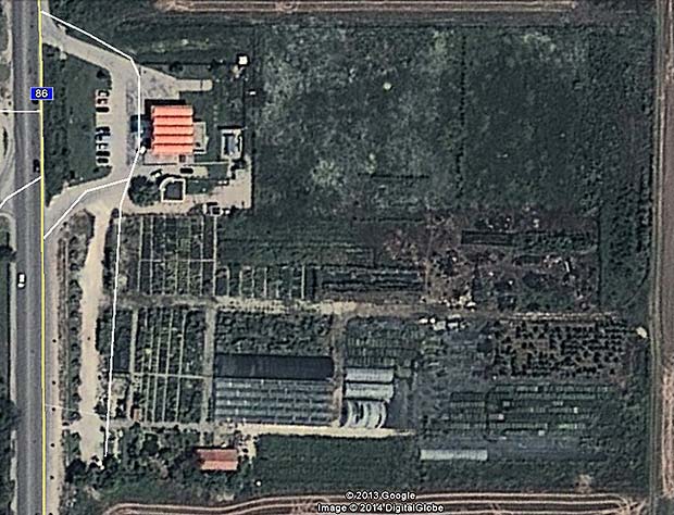 Сателитна снимка на Палм Център - Пловдив